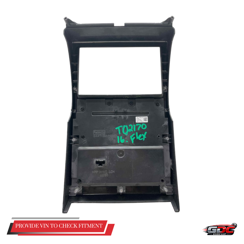 2014–2019 Ford Flex Radio Control Panel Screen with AC Heat Temperature Control OEM — view 2