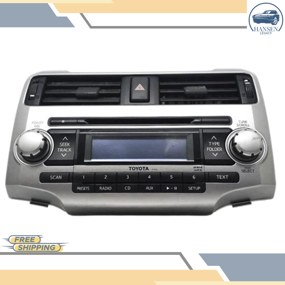 2010–2011 TOYOTA 4Runner Radio Stereo Receiver MP3 CD Player P1850 OEM 10 11 — view 1