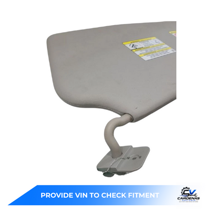 2015–2019 Ford Transit 250 Passenger RH Interior Sun Visor Gray OEM — view 3