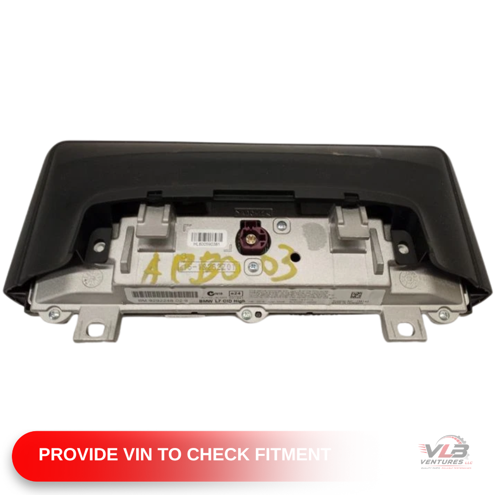 2014–2015 BMW 435i 428i Information Display GPS/TV Screen With Navigation OEM — view 2