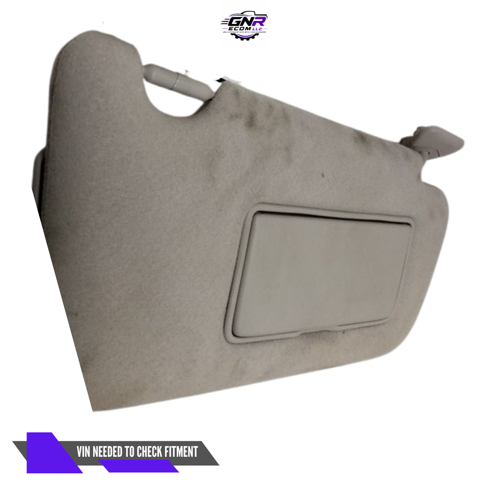 2013–2019 Nissan Sentra RH Passenger Sunvisor Sun Visor with Mirror OEM — view 4