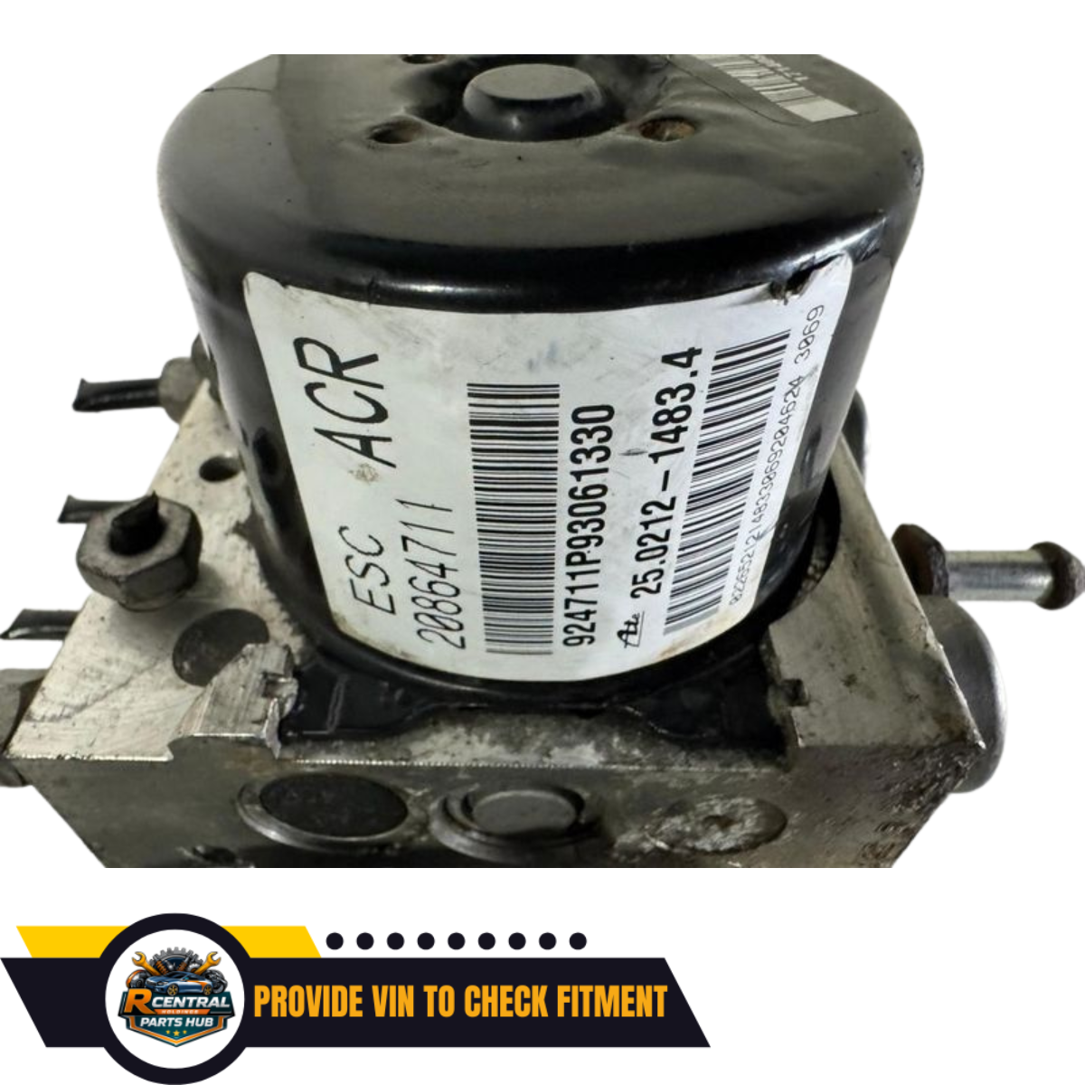 2010 Chevrolet Equinox ABS Antilock Brake Pump Control Module Assembly OEM — view 3
