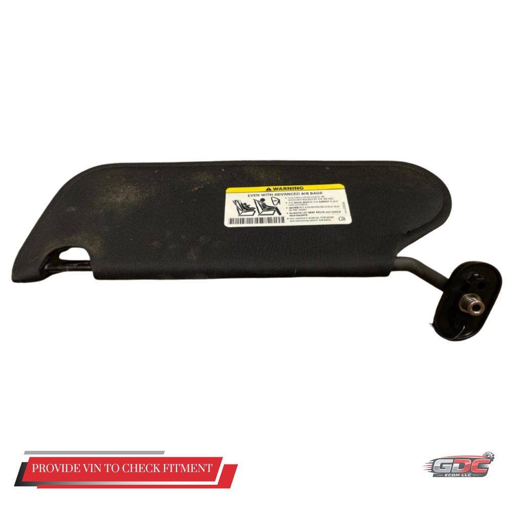 2011–2014 Chrysler 200 RH Passenger Sunvisor Sun Visor with Mirror OEM — view 3