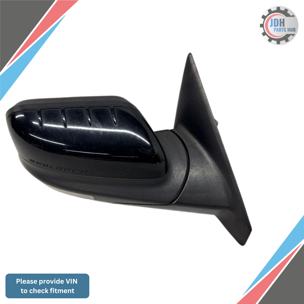 2011–2015 Ford Explorer Right Passenger Side View Door Mirror Power Black OEM — view 1