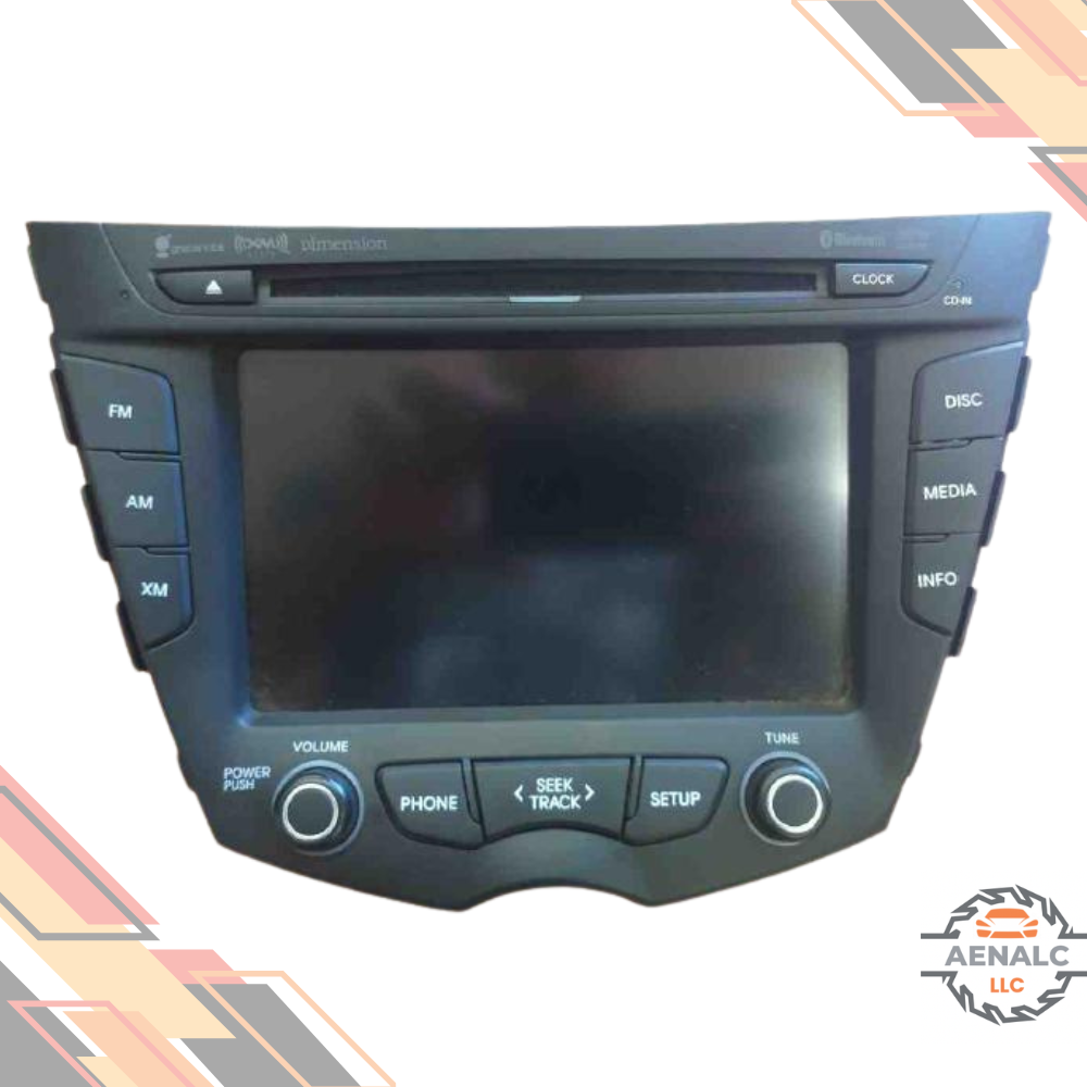 2012–2015 Hyundai Veloster Radio Receiver Display Screen with Navigation — view 1