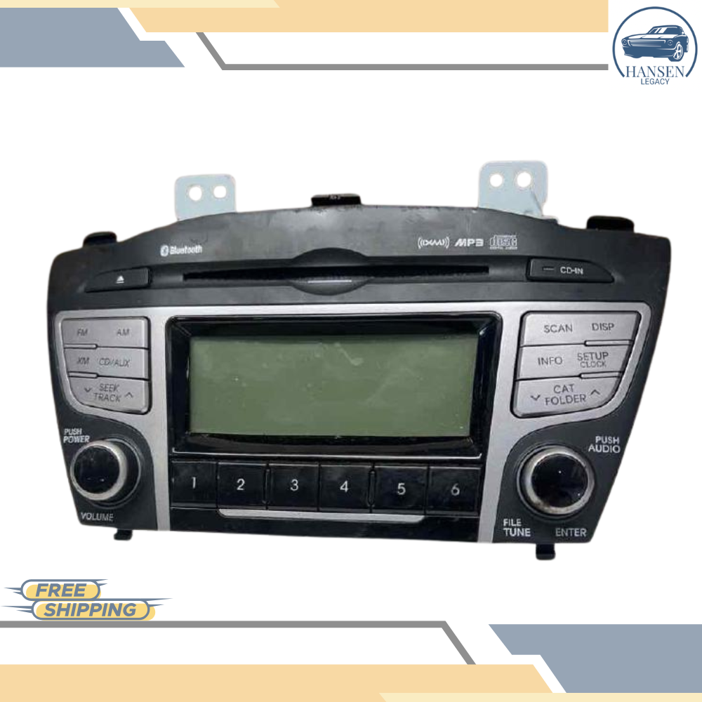 2010–2013 Hyundai Tucson AM FM CD Player Radio Receiver Option 955A2 10 11 12 13 — view 2