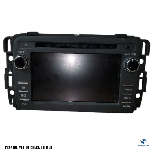 2015–2016 Chevrolet Traverse Radio CD Player with Display Screen OPTION UI6 OEM — view 1