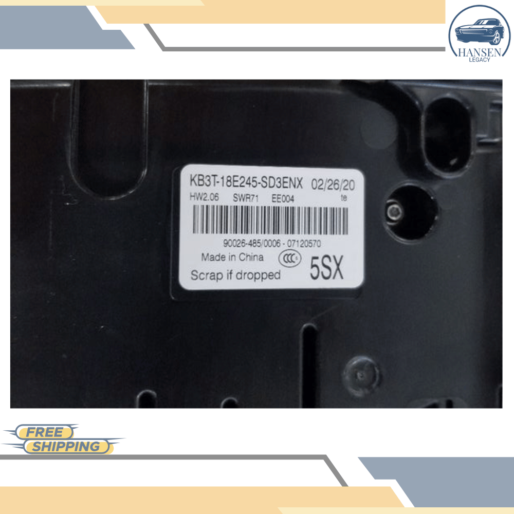 2019–2023 Ford Ranger Radio Cotrol Panel Voice Recognition 8 inch Screen Opening — view 5