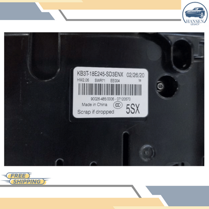 2019–2023 Ford Ranger Radio Cotrol Panel Voice Recognition 8 inch Screen Opening — view 5
