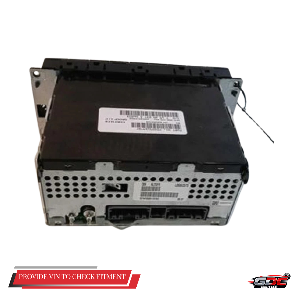 2012–2017 Jeep Patriot MP3 CD with Satellite Radio Receiver Face OEM 5091197AC — view 2
