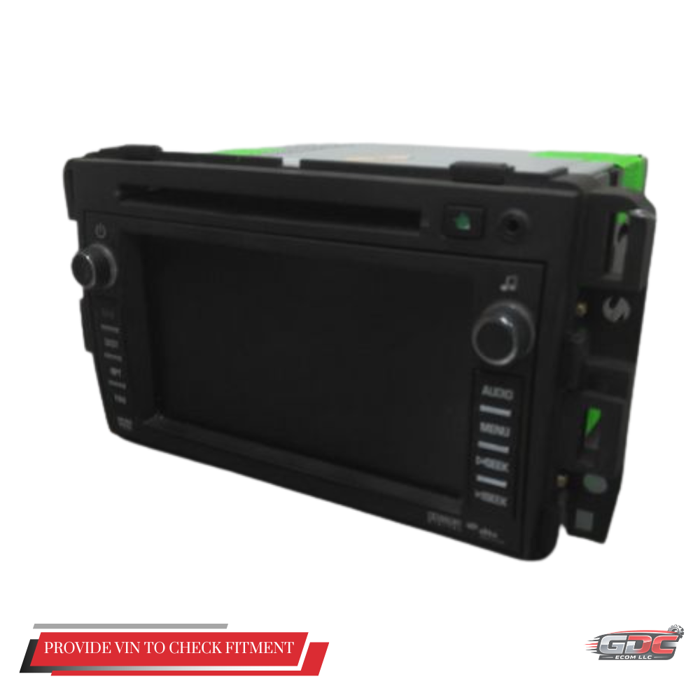 2010–2012 Chevrolet Traverse Navigation Radio Receiver with Display OEM 20939028 — view 2
