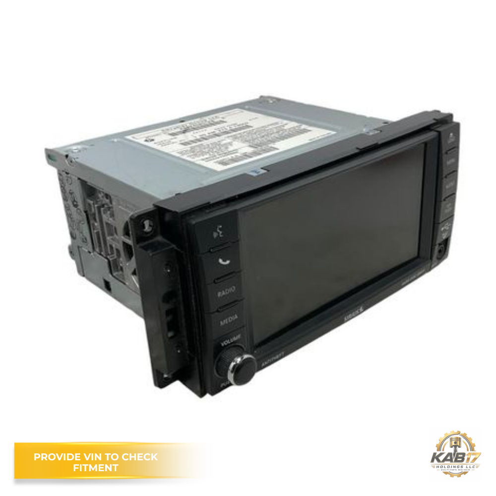 2013–2016 Chrysler Town & Country AM FM CD Navigation Radio Display Screen OEM — view 3