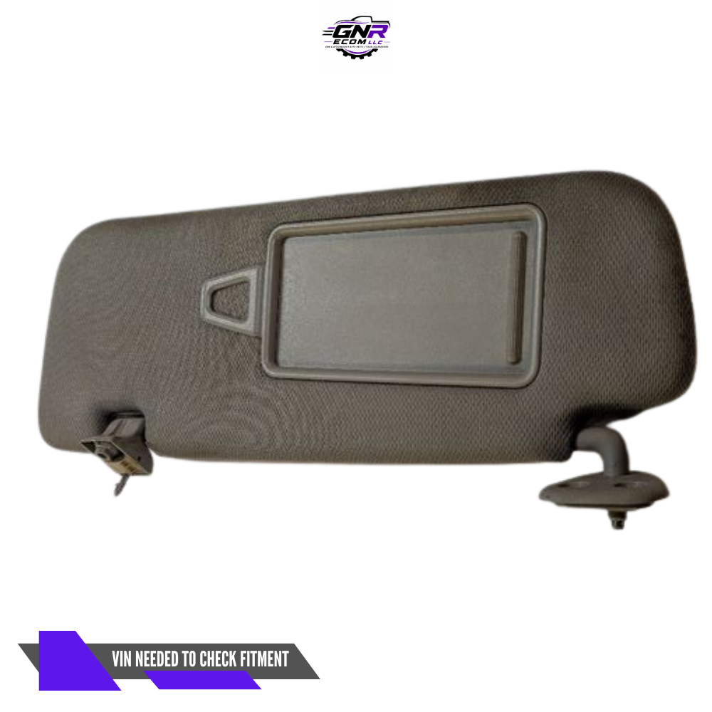 2009–2016 Hyundai Genesis LH Driver Sunvisor Sun Visor with Mirror & Extender OEM — view 2