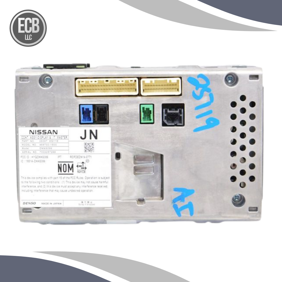 2018–2019 Nissan Pathfinder Dash Display Screen OEM — view 3