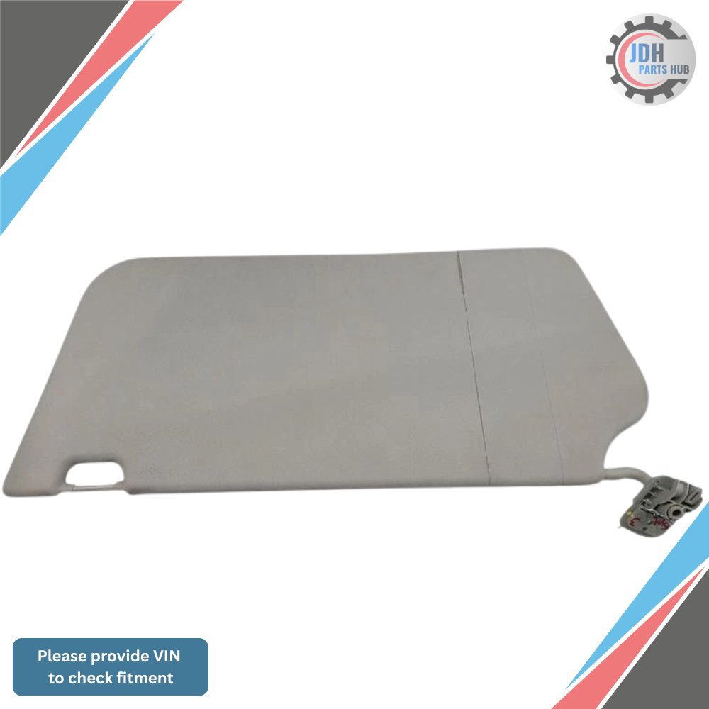 2015–2020 Ford Transit 250 Driver LH Interior Sun Visor Gray OEM — view 1