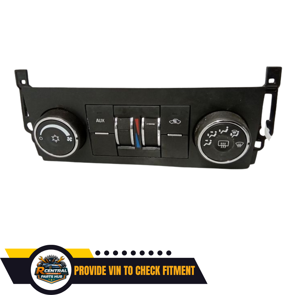 2007–2009 Chevrolet Tahoe A/C AC Heater Temperature Controls — view 1