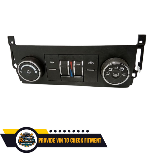2007–2009 Chevrolet Tahoe A/C AC Heater Temperature Controls — view 1