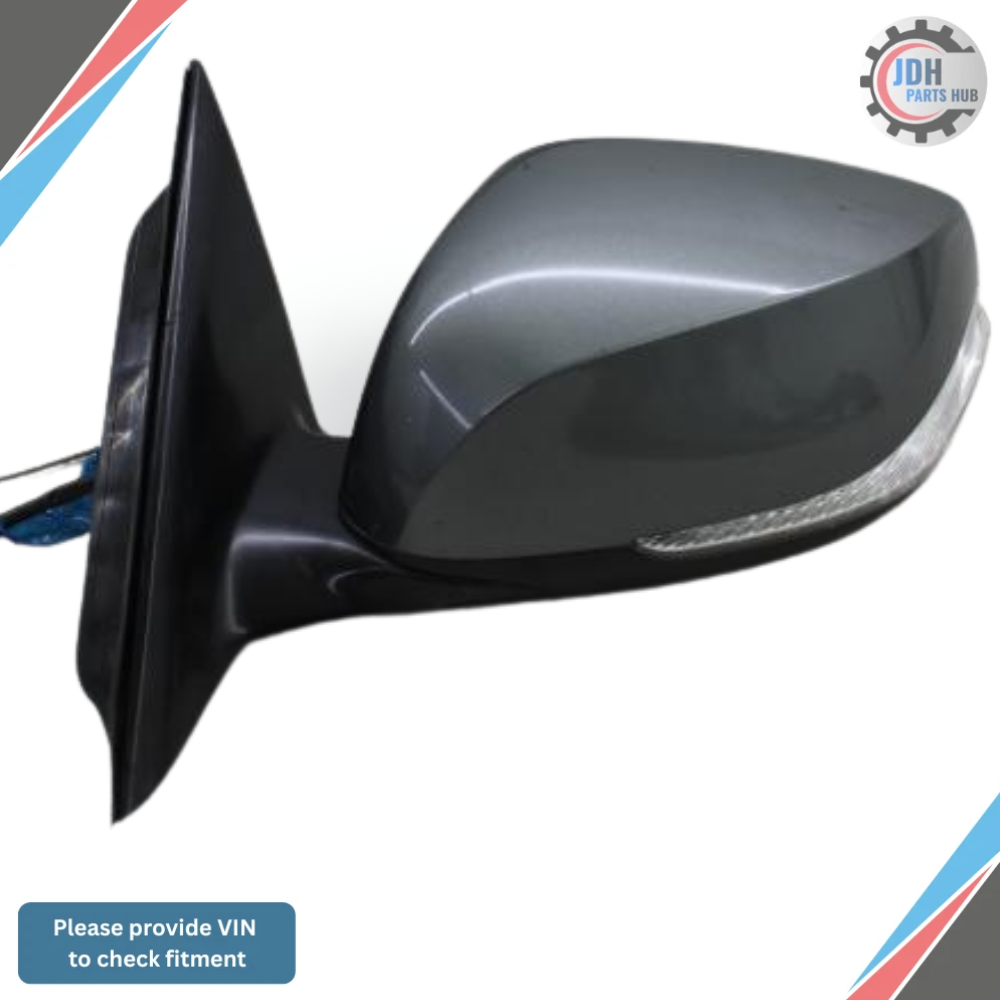 2014–2021 Infiniti Q50 Left Driver Side Door Mirror Heated Gray — view 2