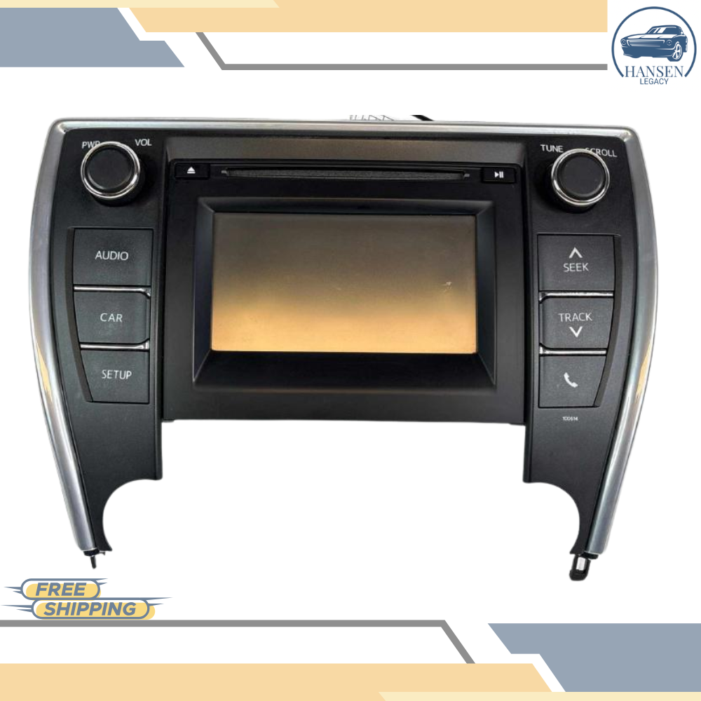 2015–2017 Toyota Camry Radio TouchScreen Display Receiver 100614 OEM — view 1
