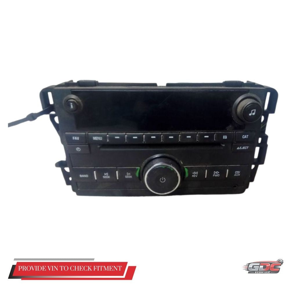 2007–2013 Chevrolet Silverado 1500 CD MP3 Player Radio Receiver — view 1