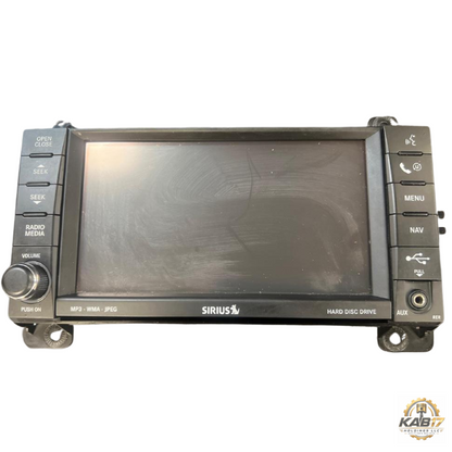 2011 Jeep Grand Cherokee Radio Receiver Display Screen Navigation ID RER OEM — view 1