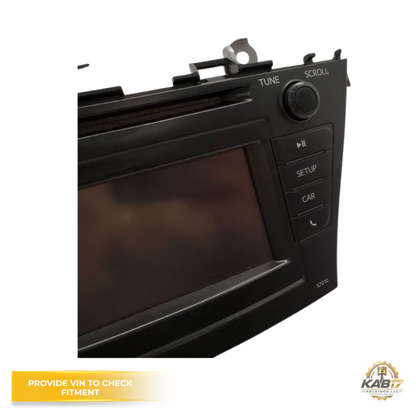 2012–2014 Toyota Prius V Display Screen CD Radio Receiver OEM 57010 — view 3