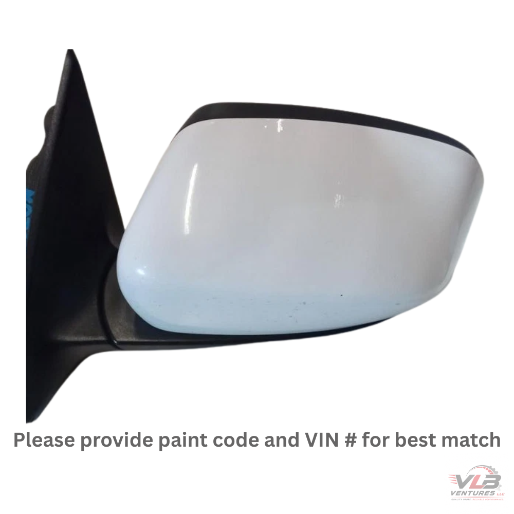 2017–2021 Jeep Cherokee Left Driver Side View Door Mirror Heated White OEM — view 1
