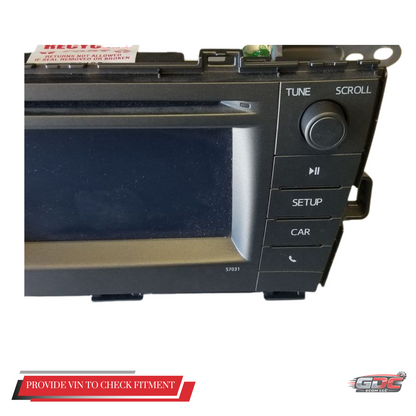 2012–2015 Toyota Prius Radio CD Player Single Disc OEM 57031 — view 3