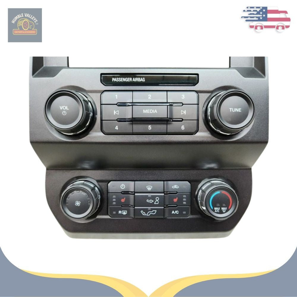 2019–2020 Ford F150 Radio Control Panel AC Heater Controls ID KL3T-18E243-CD<wbr/>C — view 2