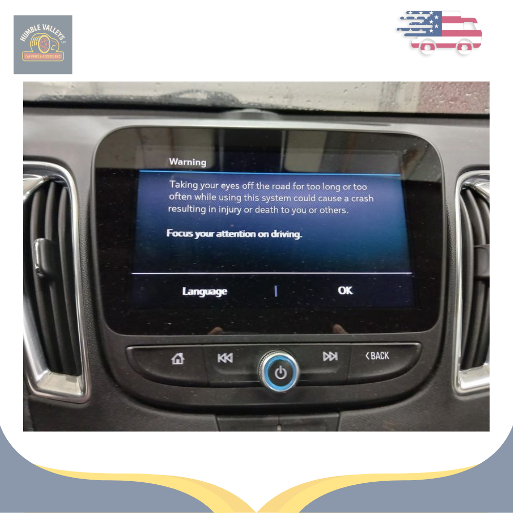 2019–2023 Chevrolet Malibu Dash Mounted Information Display Screen ID 84567687 — view 1