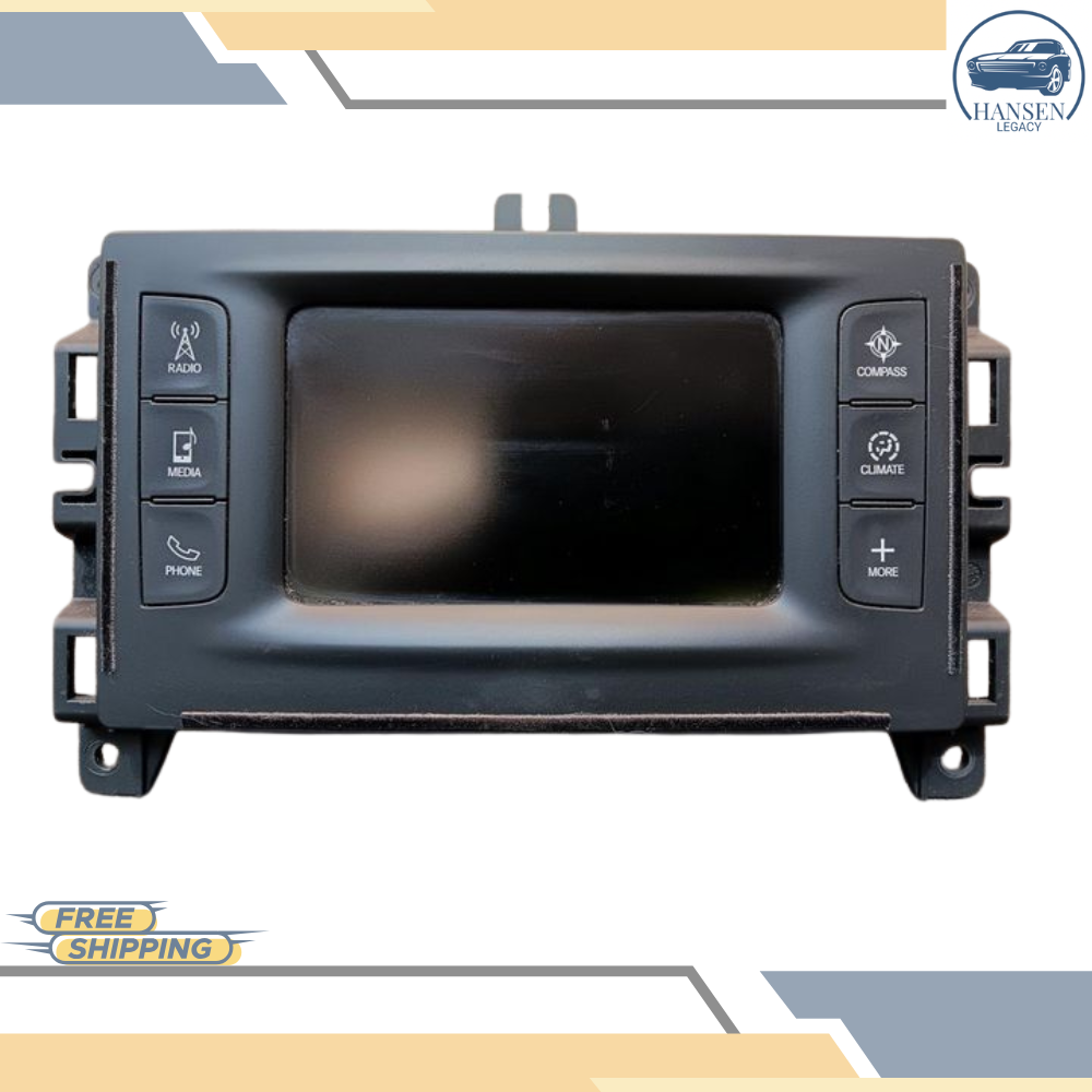 2017 Jeep Cherokee Radio Receiver 5" Display Screen ID 68292885AB 17 — view 2