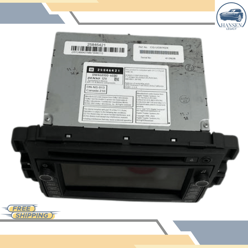 2007–2008 Chevrolet Tahoe AM FM CD DVD MP3 Navigation Radio UVB OEM — view 2