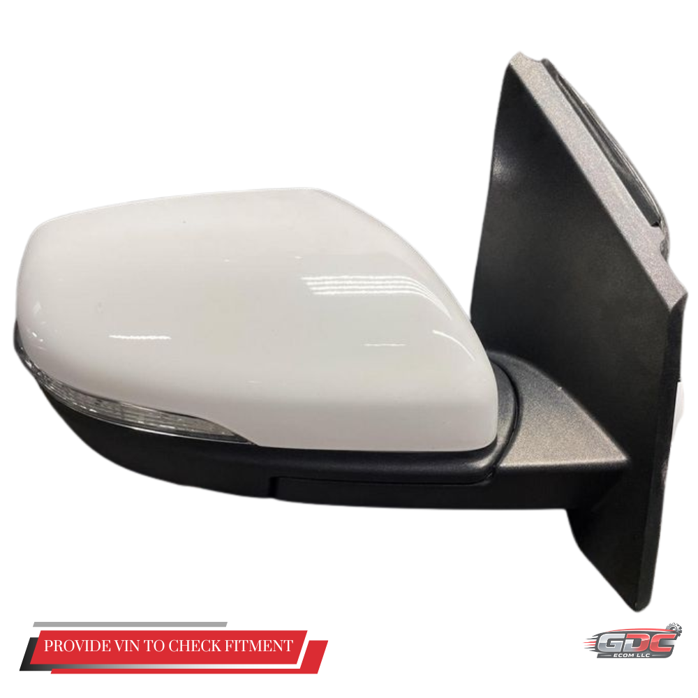 2015–2018 Ford Edge Right Passenger Side Door Mirror Assembly White Heated — view 1