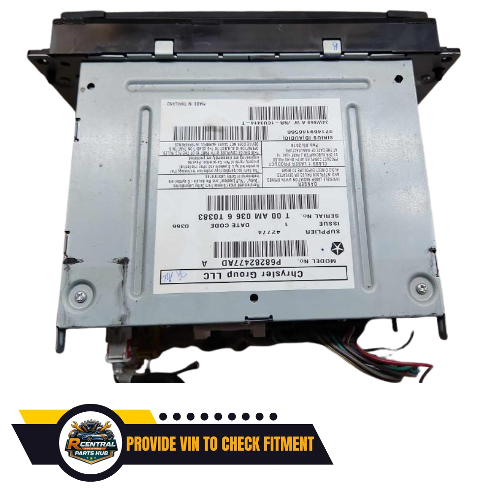 2013–2017 Jeep Compass AM FM Radio Receiver Navigation With Display Screen OEM — view 4