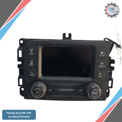 2015–2017 Jeep RENEGADE 5" Touch Radio Display Receiver Satellite OEM 15 16 17 — view 1