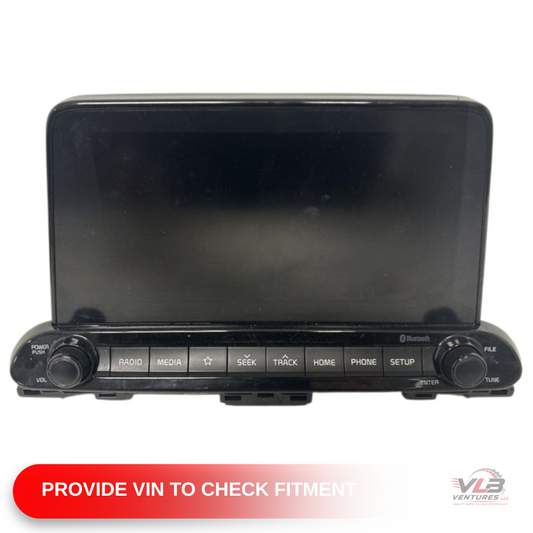 2019–2020 Kia Forte AM FM Radio Receiver Display Screen without Navigation 7070WK — view 1