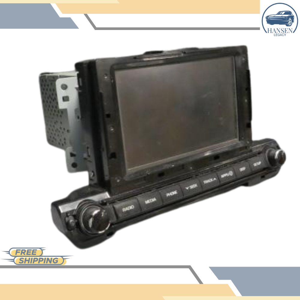 2017–2019 Hyundai Elantra AM FM Radio Receiver with Display Screen OEM — view 3