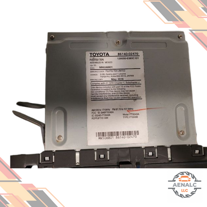 2015–2016 Toyota Corolla Radio Display Receiver AM FM CD 100571 OEM — view 3