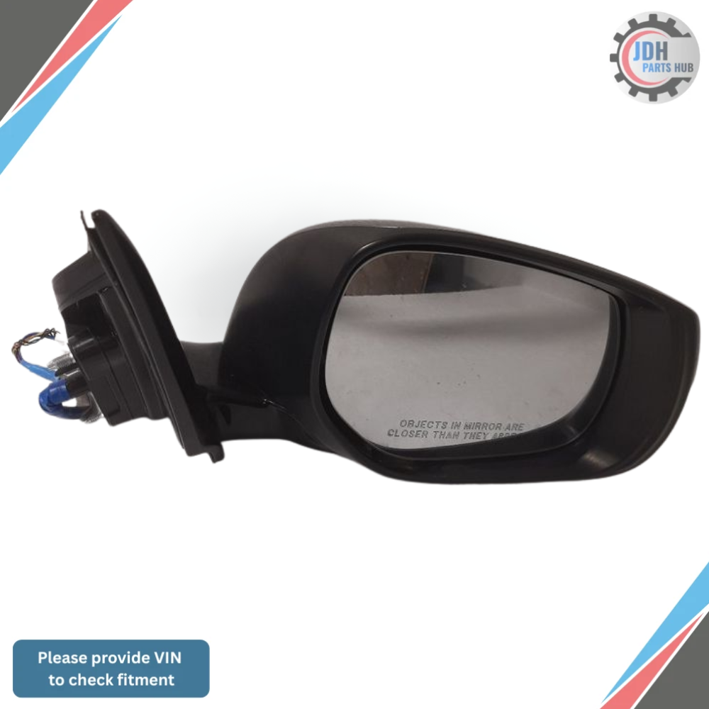 2014–2021 Infiniti Q50 Right Passenger Side Door Mirror Heated Gray OEM — view 1
