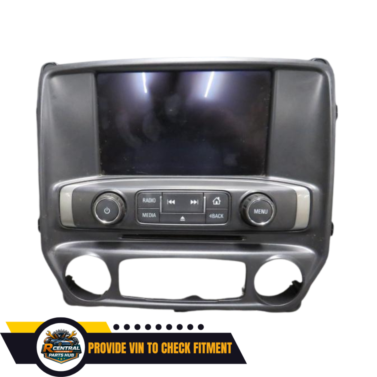 2015–2016 Chevrolet Silverado 1500,2500 with Display Screen Radio Control Panel OEM — view 2