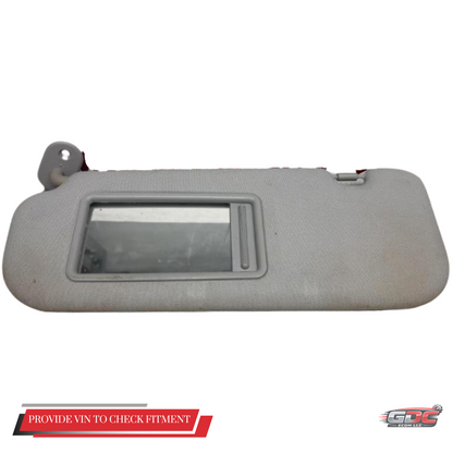 2014–2016 Hyundai Elantra Driver LH Interior Sun Visor with Mirror Gray OEM — view 3