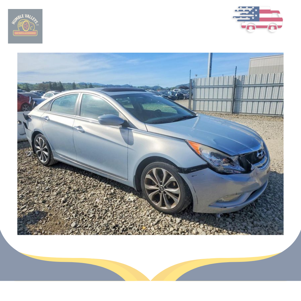 2011–2014 Hyundai Sonata Right Passenger Side View Door Mirror Assembly Silver — view 5
