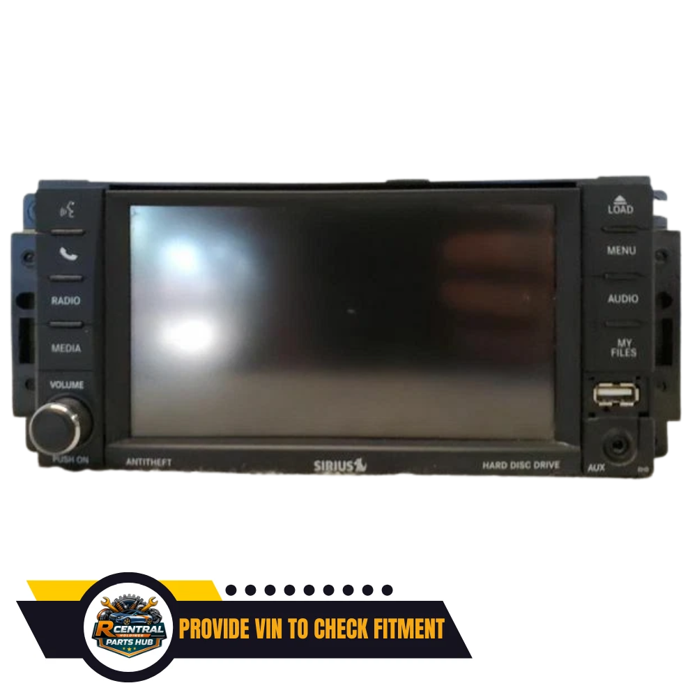 2012–2019 Chrysler Town Country Radio Display Receiver RHB NAV OEM — view 1
