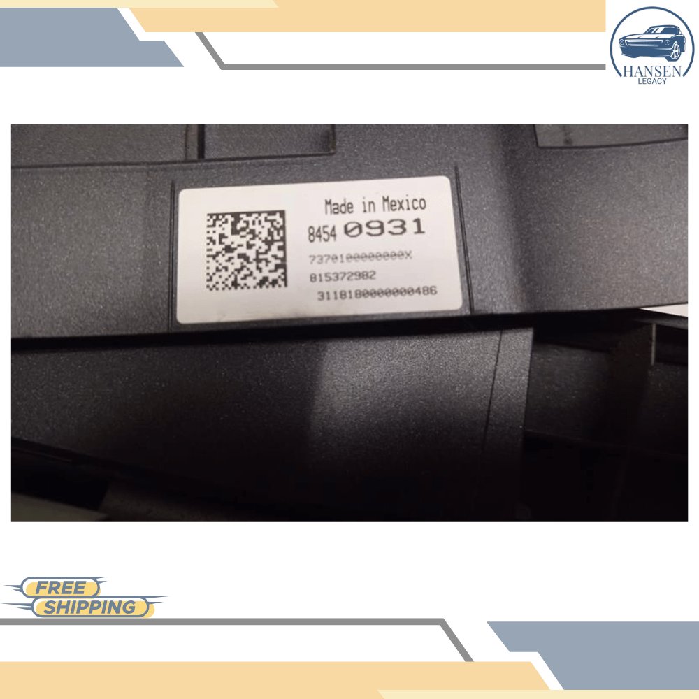 2017–2020 Chevrolet Tahoe Radio Control Panel With Display Screen OEM — view 4