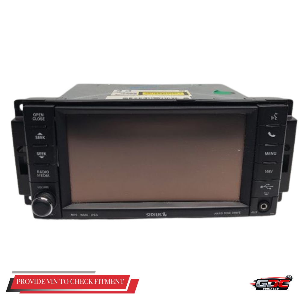 2012 Dodge Challenger AM FM Radio Receiver Display Screen RHR OEM — view 1