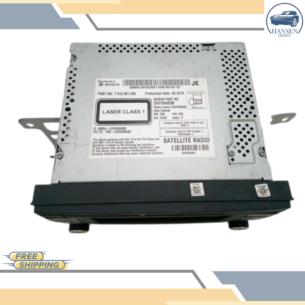 2015 Nissan Sentra CD Player Radio Receiver Navigation With Display Screen OEM — view 4