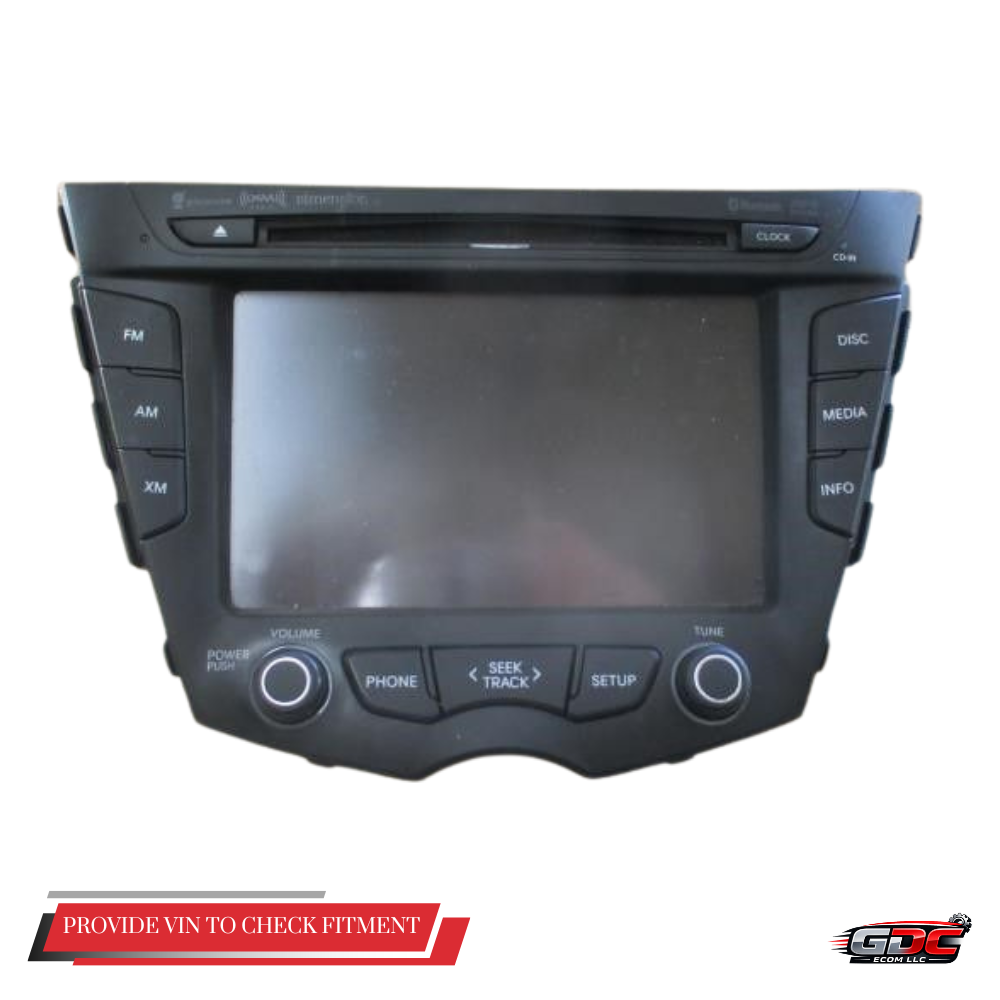 2012–2015 Hyundai Veloster Radio Display Receiver Satellite CD OEM 96560-2V730 — view 2