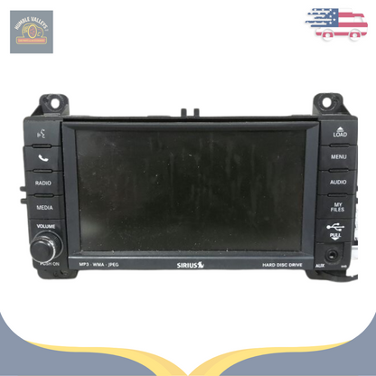 2011 Jeep Grand Cherokee Radio with Navigation Sat CD DVD HDD Face ID RHB OEM — view 1
