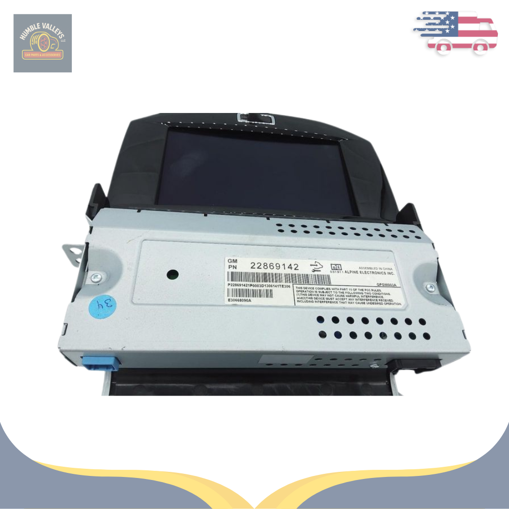 2013–2016 Chevrolet MALIBU INFORMATION RADIO DISPLAY SCREEN OPTION UDY 23451238 — view 2