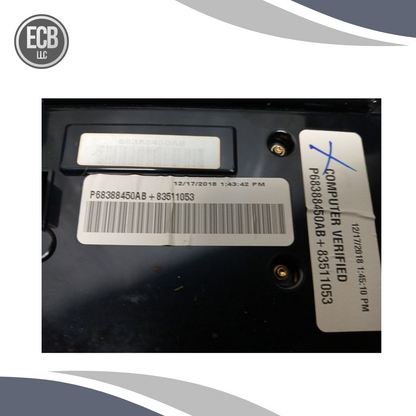2019?20 Jeep Grand Cherokee Climate AC Heater Control Unit Bezel OEM — view 4